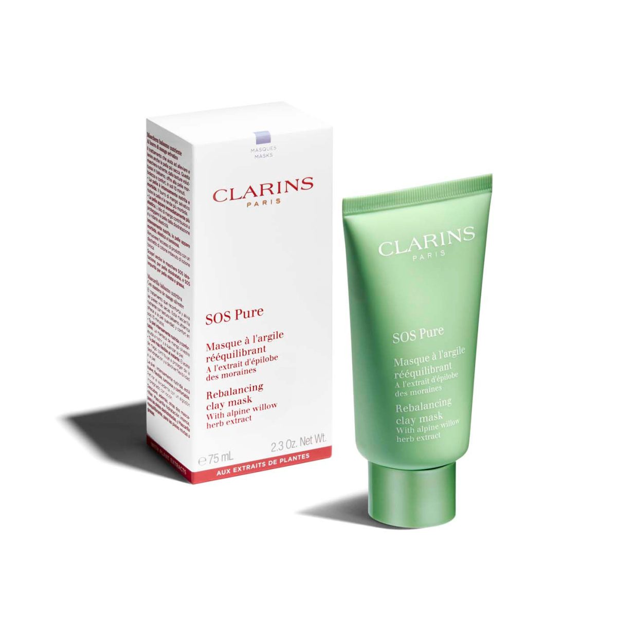 CLARINS SOS Pure Rebalancing Clay Mask 75ml - Image 6