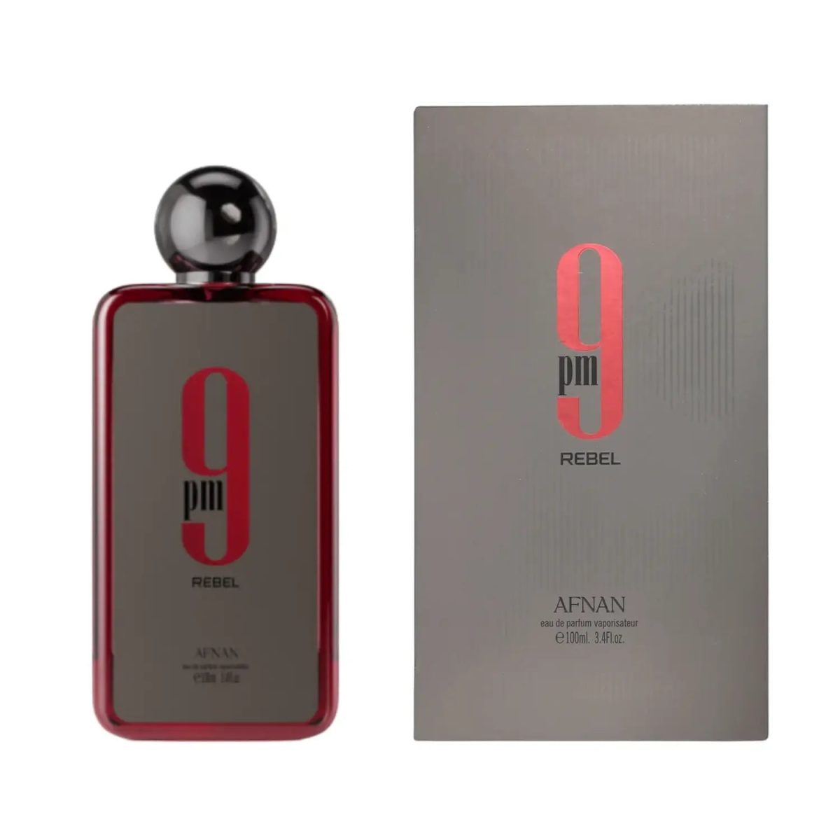 AFNAN 9 Pm Rebel Men EDP 100ML - Image 2